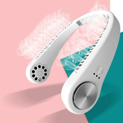 Hands free personal neck fan outdoor festival summer